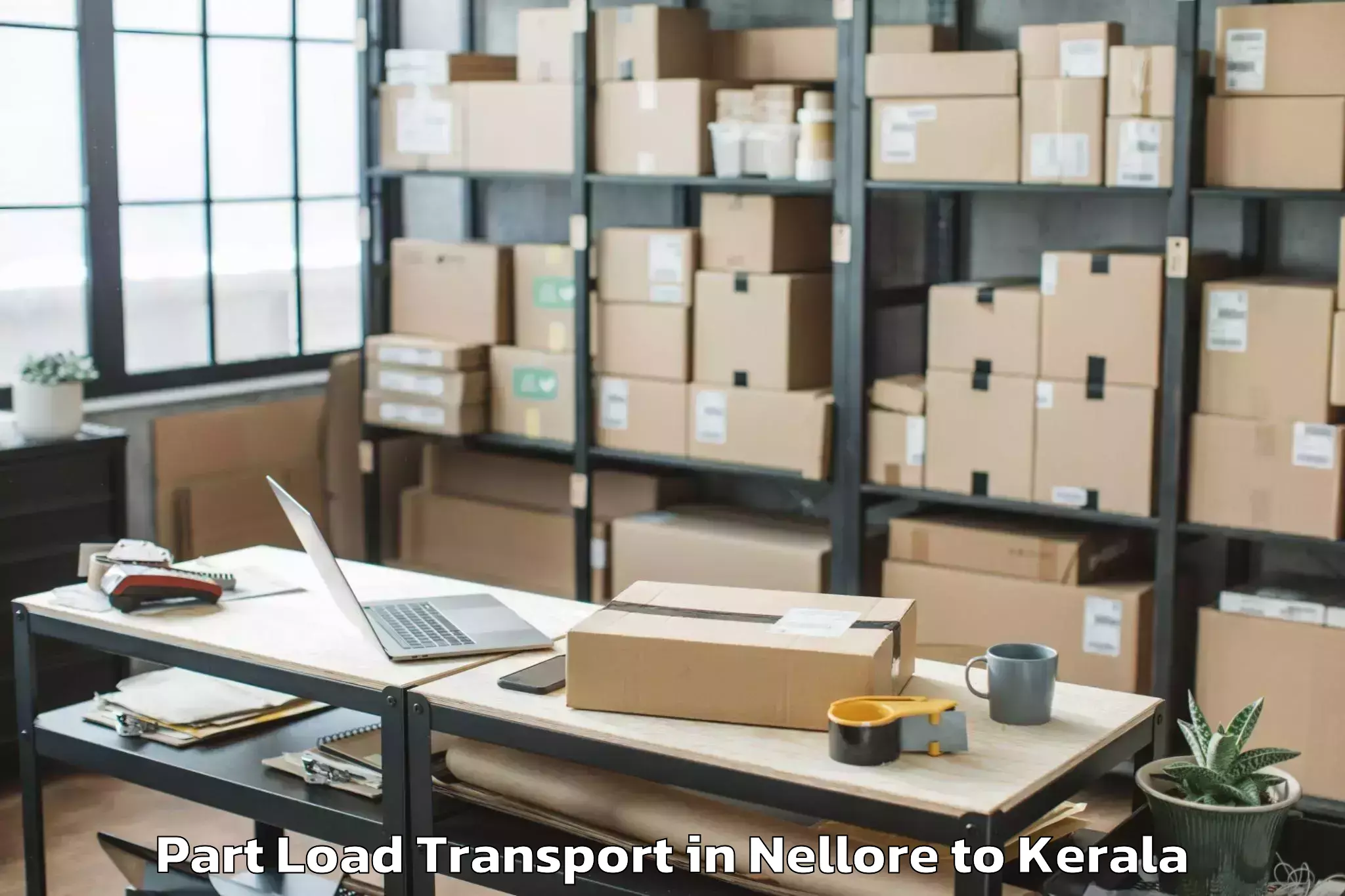 Book Nellore to Piravom Part Load Transport Online